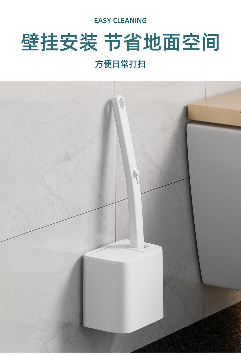 Disposable Toilet Brush Replaceable Wall-mounted Long Handle Toilet Brush Cleaning Tools WC Bathroom Accessories
