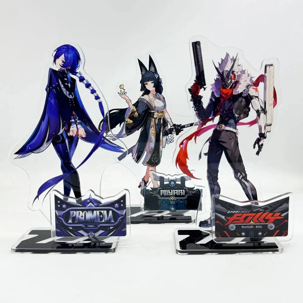 Game Zenless Zone Zero Ye Shun­guang Dialyn Hoshimi Miyabi Anime Acrylic Stand Model Plate Keychain Desk Decor Collection gift