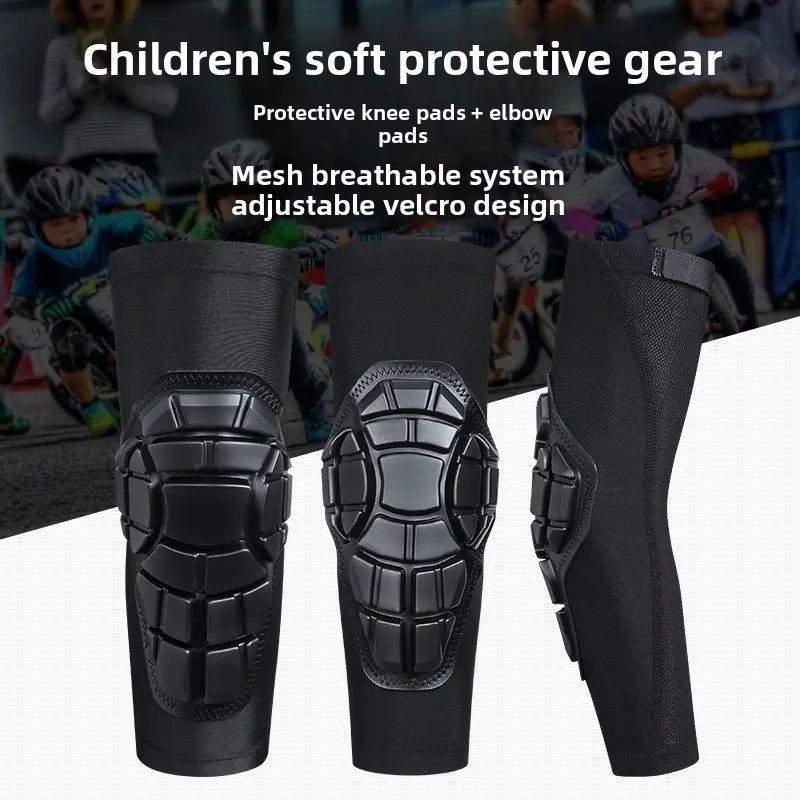 Batch slide balance car set children soft protective gear cycling speed skating knee pads elbow pads equipment sports knee pads anti impactos