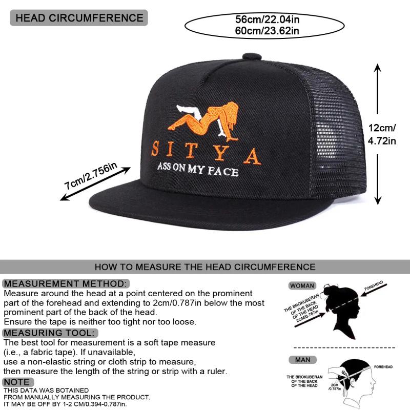 2026 Unisex Letter Embroidered Hip-Hop Mesh Cap, Adjustable Sun Protection Casual Hat for Outdoor Sports, Spring and Autumn Travel, Beach Vacation