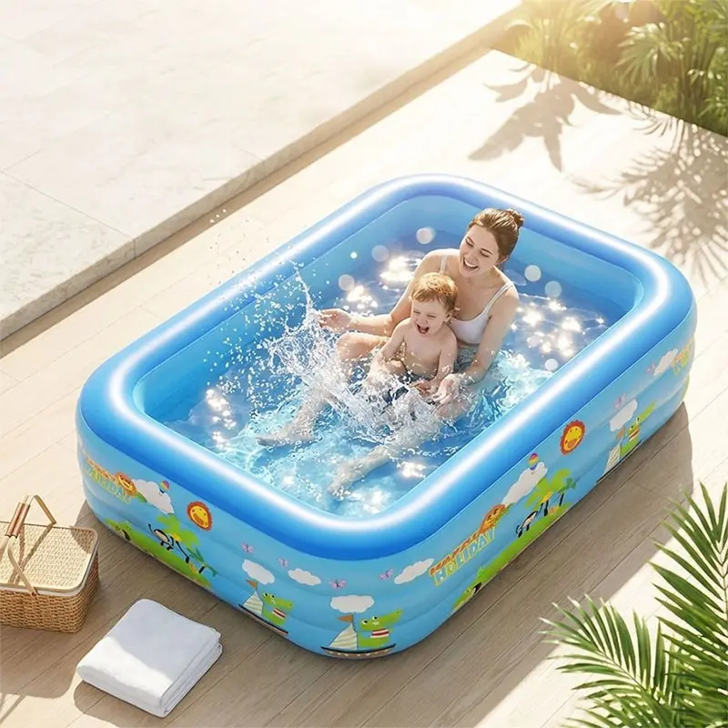 Inflatable Swimming Pool for Home Outdoor Use, Large Water Pool for Family Fun, Perfect for Garden, Backyard, Summer Parties