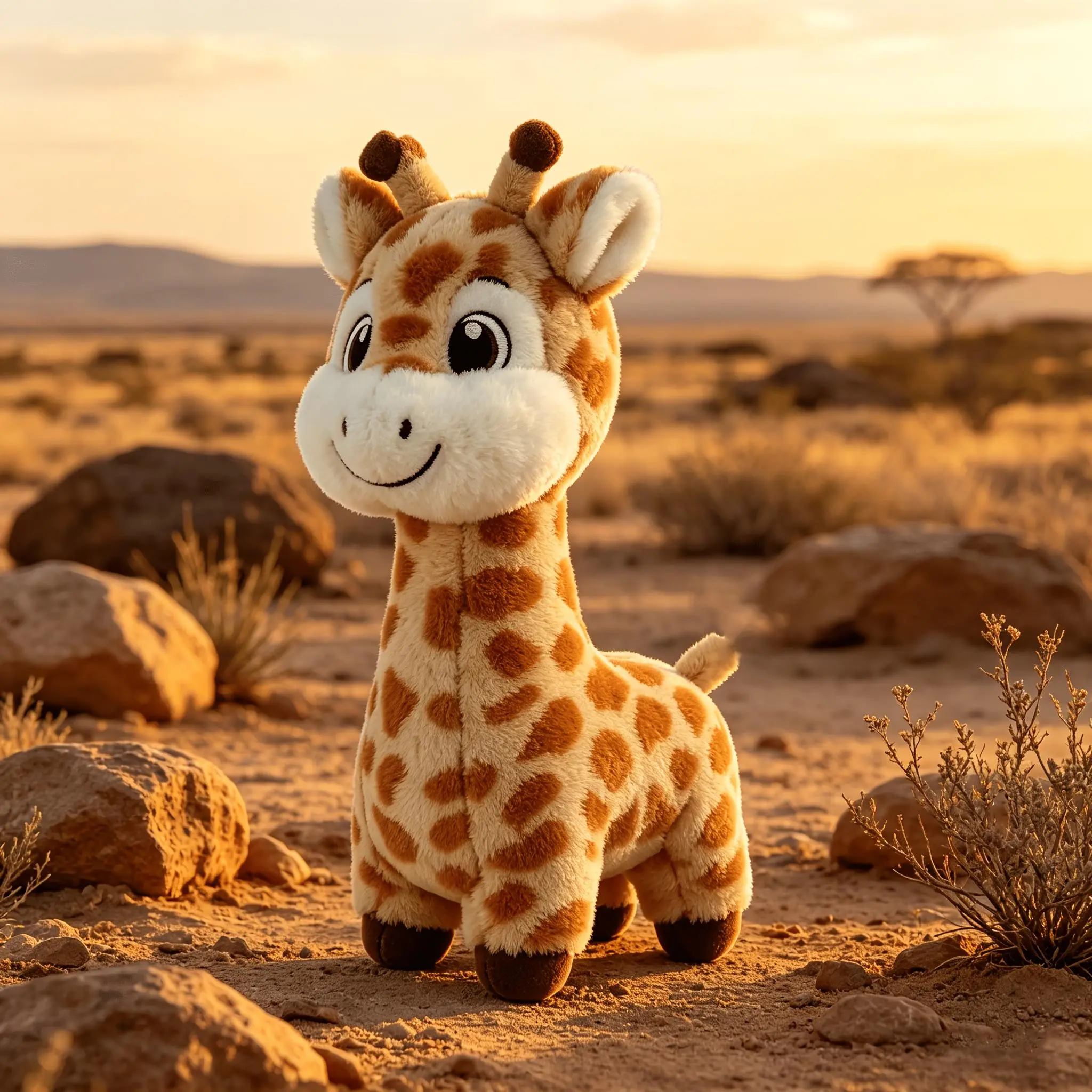 28Cm/11In Cute Giraffe Plush Toy Ultra Soft Stuffed Animal Doll for All Ages Playhouse Game Pal Companion Adorable Gift for Family And Friends As Christmas Day And Easter Heartwarming Room Decor Festive Party Occasions