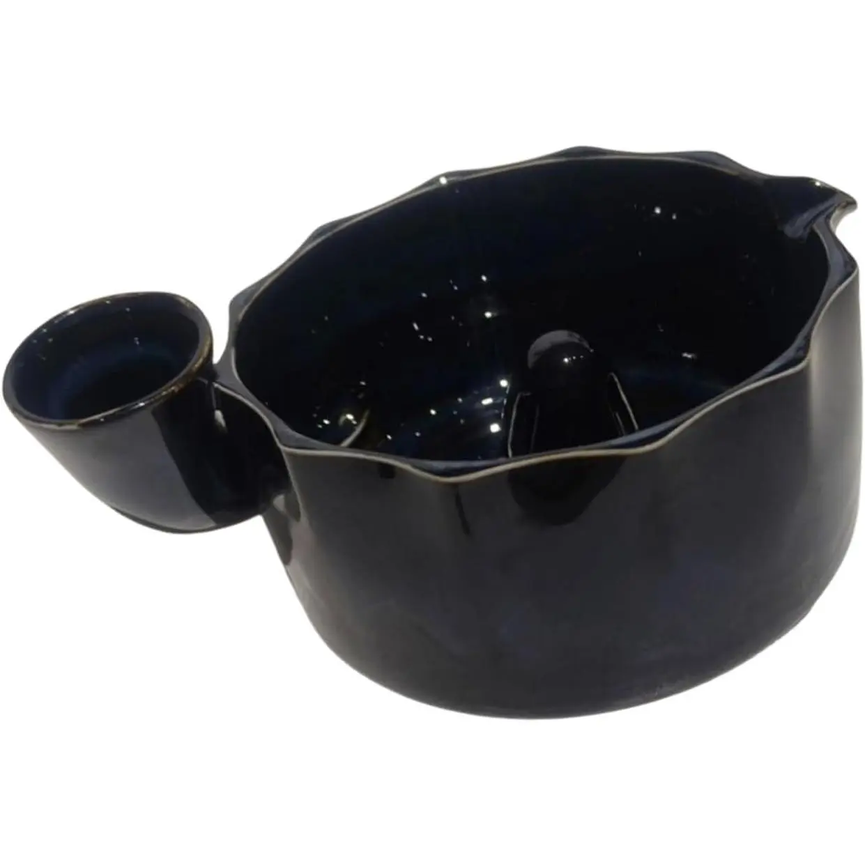 7" Ceramic Self-Rinsing Berry Washing Bowl, Colander Strainer with Centered Cone Rinser, Kitchen Fruit Berry Basket, Dishwasher Safe, 1 Pack