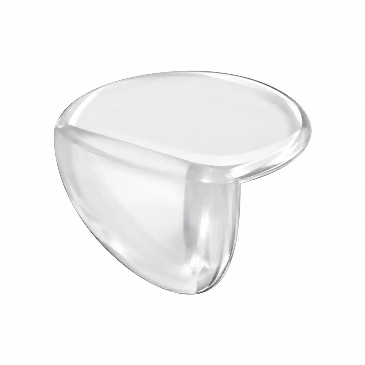 16-Piece Transparent Furniture Edge Protectors – Soft Round Corner Guards for Home Safety, Ideal for Babyproofing Tables, Desks, Cabinets, and Sharp Household Corners, BPA-Free PVC Material with Strong Adhesive Backing