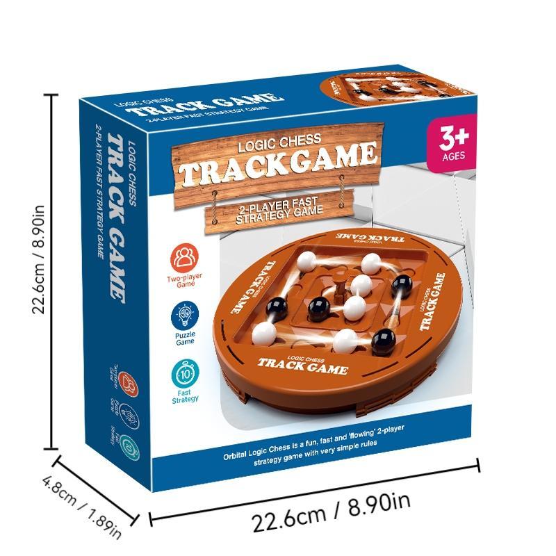 Logic Track Chess 2 Player Battle Game - Educational Brain Development Toy for Kids Birthday Gifts