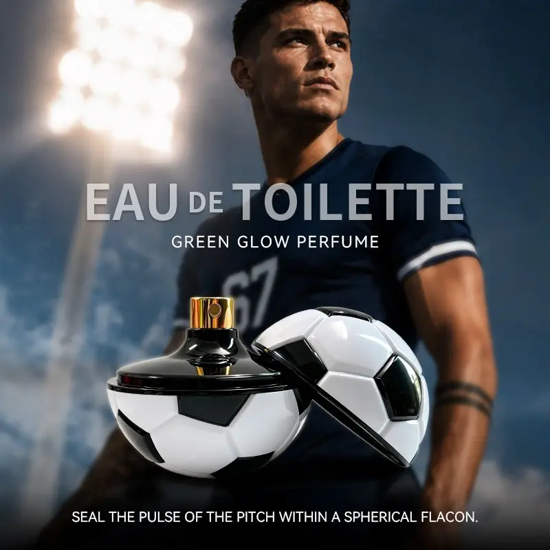 Deold Unique Football Bottle Perfume, Aquatic Woody/oriental Floral Eau De Toilette, Long-Lasting Citrus Floral Wood Scent, Ideal for Gifts