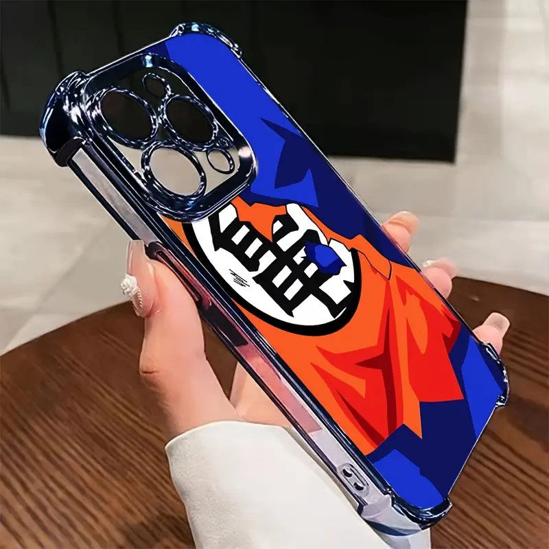 Anime G-Gokus Training Suit Case Compatible with For iPhone 17 Air 16,15,14,13,12,11,Pro,MAX Plus, Featuring a Transparent Soft Back Cover That Is Anti-Drop