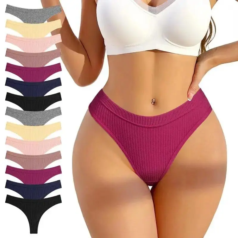Trending Ladies Low Waist Seamless Cotton Long Leg Panties 7PCS Multipack, Mixed Color Soft Elastic Underwear, Breathable Quick Dry Comfort Briefs, Minimalist Basic Daily Lingerie for Home, Travel Workout Everyday Outfits sohochic