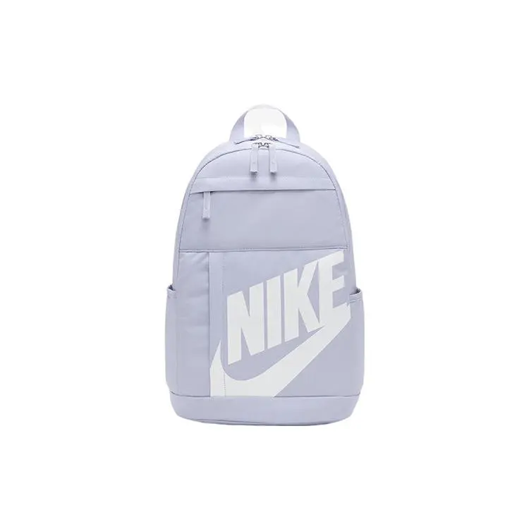 Nike Spring Training Backpack with Zip Pockets and Mesh Panels – Unisex Durable Fabric Bag in Light Purple