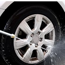 Shayee High Pressure Power Washer Wand for Garden Hose with Jet Nozzle and Fan Nozzle Hydro Jet Power Sprayer for Car Washing or Garden Cleaning Made of Durable Metal