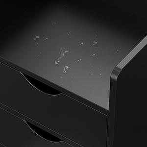 OmySalon 4-Layer Salon Storage Cabinet, Beauty Barber Salon Styling Station Organizer Equipment, Hair Stylist Station Set with 2 Hair Dryer Holders, 4 Drawers and Raised Table Legs