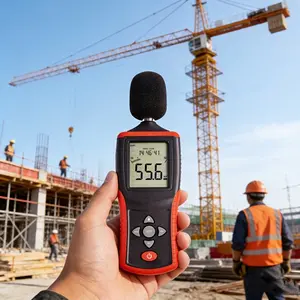 Digital Decibel Meter 30-130db Noise Level Tester, LCD Backlight Display Sound Level Monitor, Portable Decibel Test Instrument