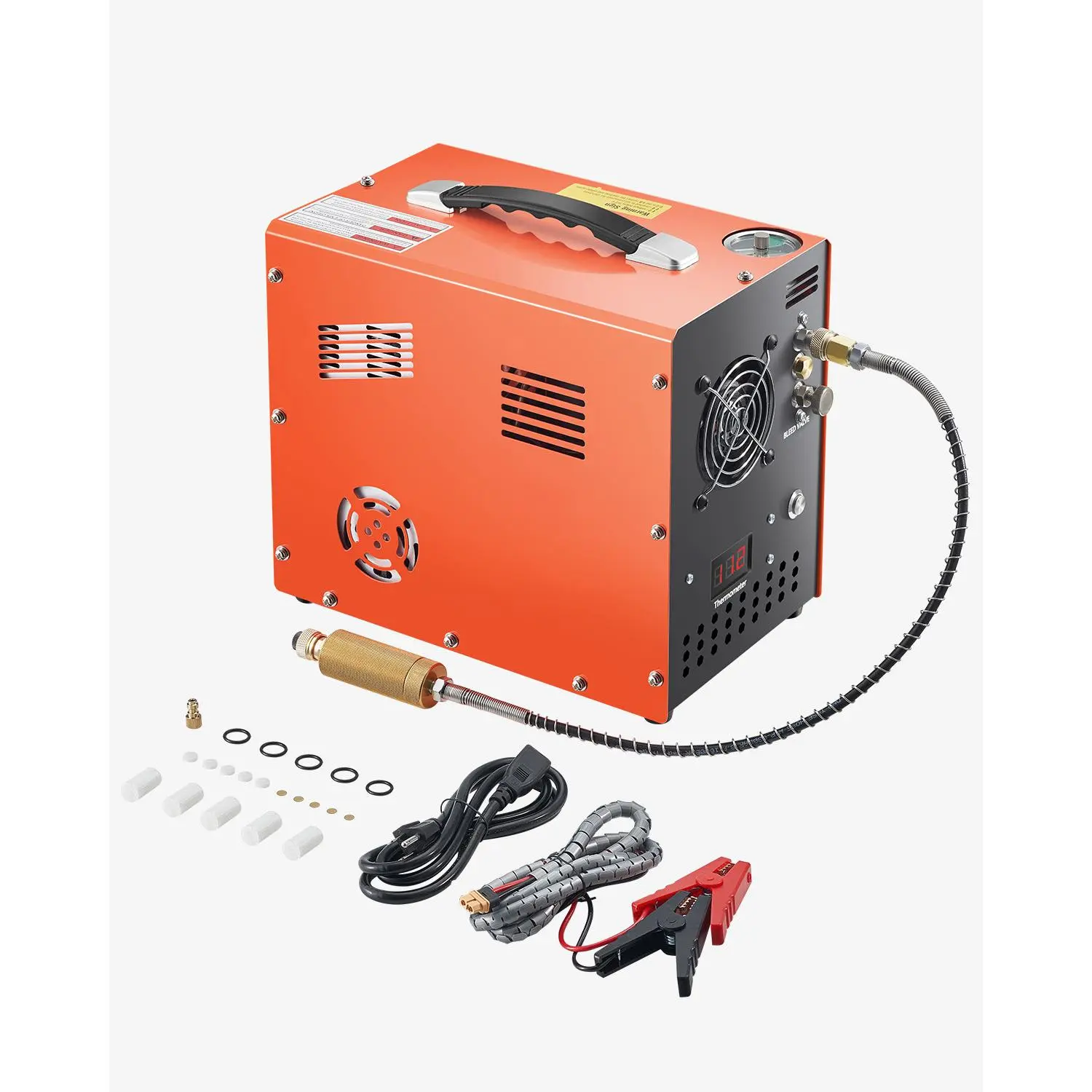 Pcp Air Compressor, Pcp Airgun Compressor with Built in Converter Fan Cooling System, 300 W Rated Power, Built-in Fan Cooling System, 4500 PSI / 30Mpa Maximum Pressure