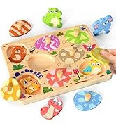 Easter Wooden Puzzles for Toddlers, 8 Pcs Farm Animal Matching Egg Puzzle, Montessori Toys for Boy Girl Birthday Gifts, Preschool Learning Activities & Educational Toys for Boys, Girls(Gag Toys & Practical Jokes)(Gag Toys & Practical Jokes) Easter Wooden Puzzles for Toddlers, 8 Pcs Farm Animal Matching Egg Puzzle, Montessori Toys for Boy Girl Birthday Gifts, Preschool Learning Activities & Educational Toys for Boys, Girls(Gag Toys & Practical Jokes)(Gag Toys & Practical Jokes)