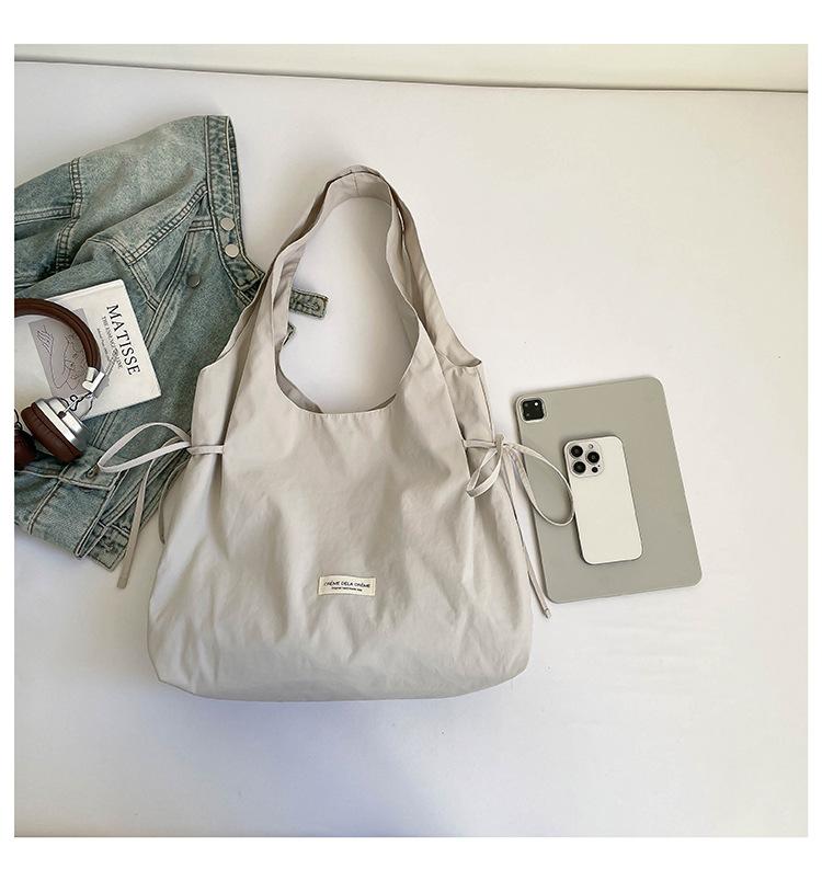 New Fashion Simple Shoulder Bag Women Large Capacity Comfortable Versatile Texture Tote Bag Simple Casual Storage Handbag