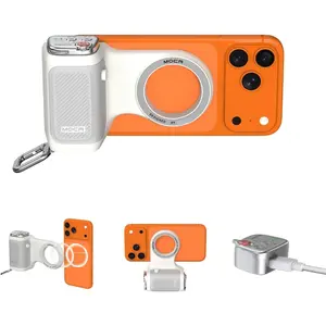 MOCA -  Camera Grip - for  Camera Control with Removable Remote & -in ,  Phone Camera Grip No Need App Support iOS26/17/18, Fun Shot  Grip with 1/4 Nut