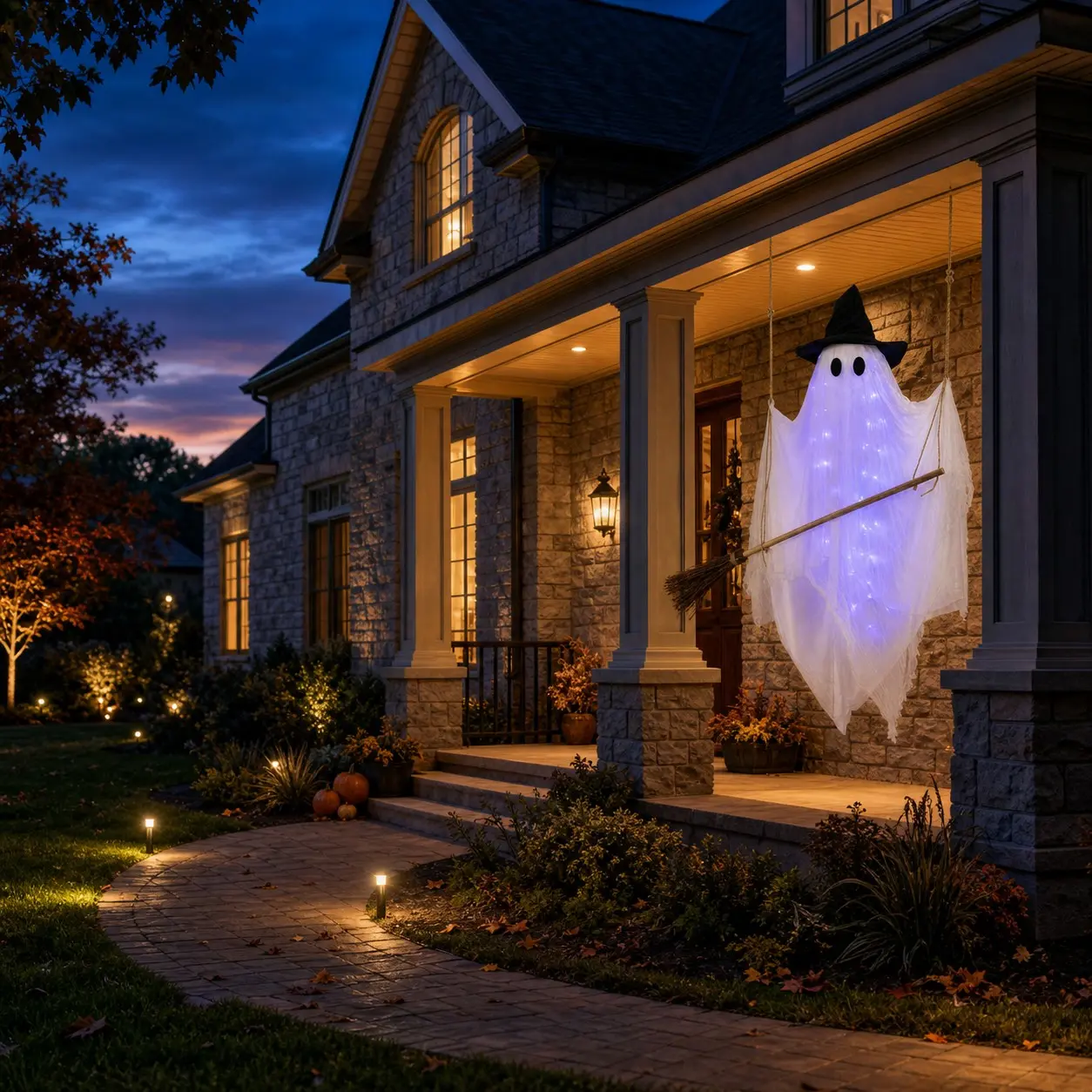Halloween Swing Ghost Costume, Festive Party, Fun and Unique Dress-Up, Ideal for Celebrations, Suitable for All Ages