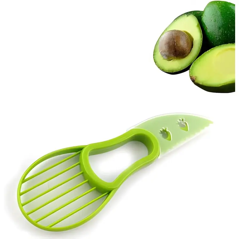 3 In 1 Avocado Peeler Slicer Tool - Avocado Slicer - Avocado Cutter and Scooper for Fruits & Vegetable - Avocado Pitter Vegetable Fruit Utensils