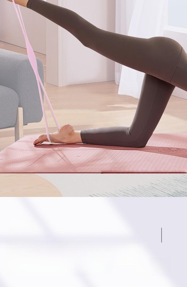 Women Workout Home Exercise Equipment Waist Back Stretching Resistance Band Gym Strength Training Set