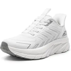 Women's Slip-On Sneakers, Comfortable Running Tennis Shoes, Breathable Non-Slip Sports Fitness Cross-Training Fashion Sneakers
