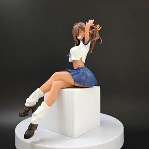 Victory Goddess Nijika Anime Girl Figure Model, Desktop Decoration Collectible, Secondary Dimensional Beautiful Maiden Statue