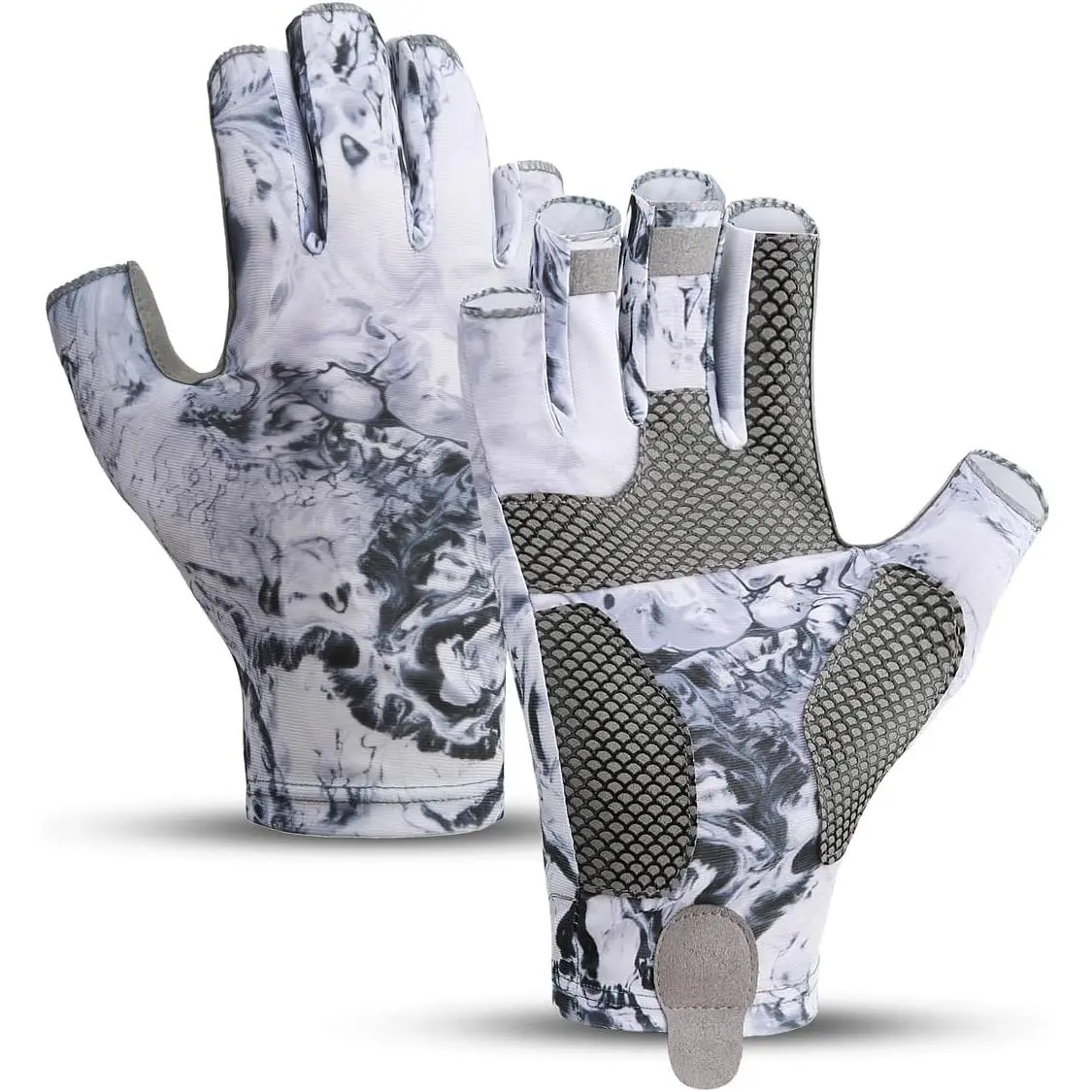 Unisex Fishing Gloves - UV Protection, Lightweight Breathable, Anti-Slip Grip for Sailing, Kayaking, Watersports