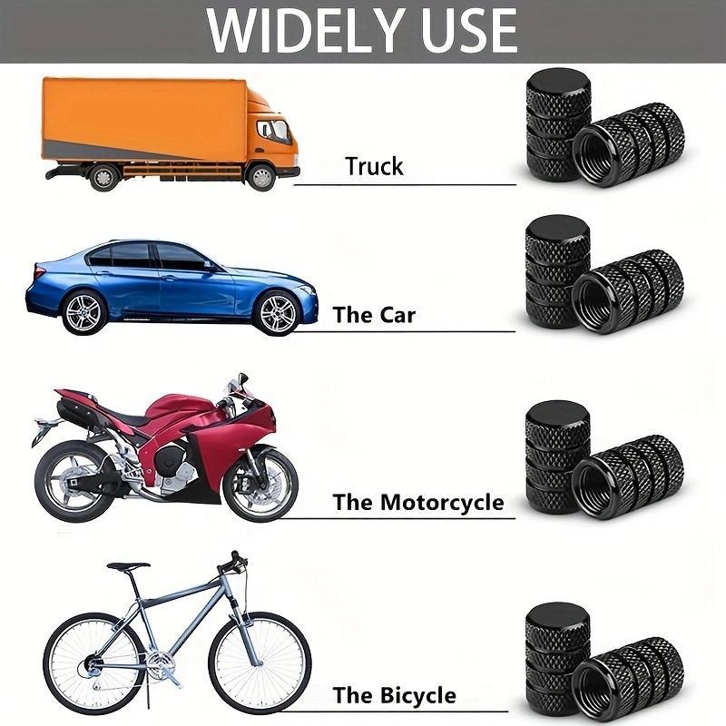 Car Tire Valve Stem Cap, Tire Valve Stem Cover, Universal Car Tire Valve Cap, Tyre Repair & Fitting Tool For Car, Truck, Motorcycle, SUV And Bicycle