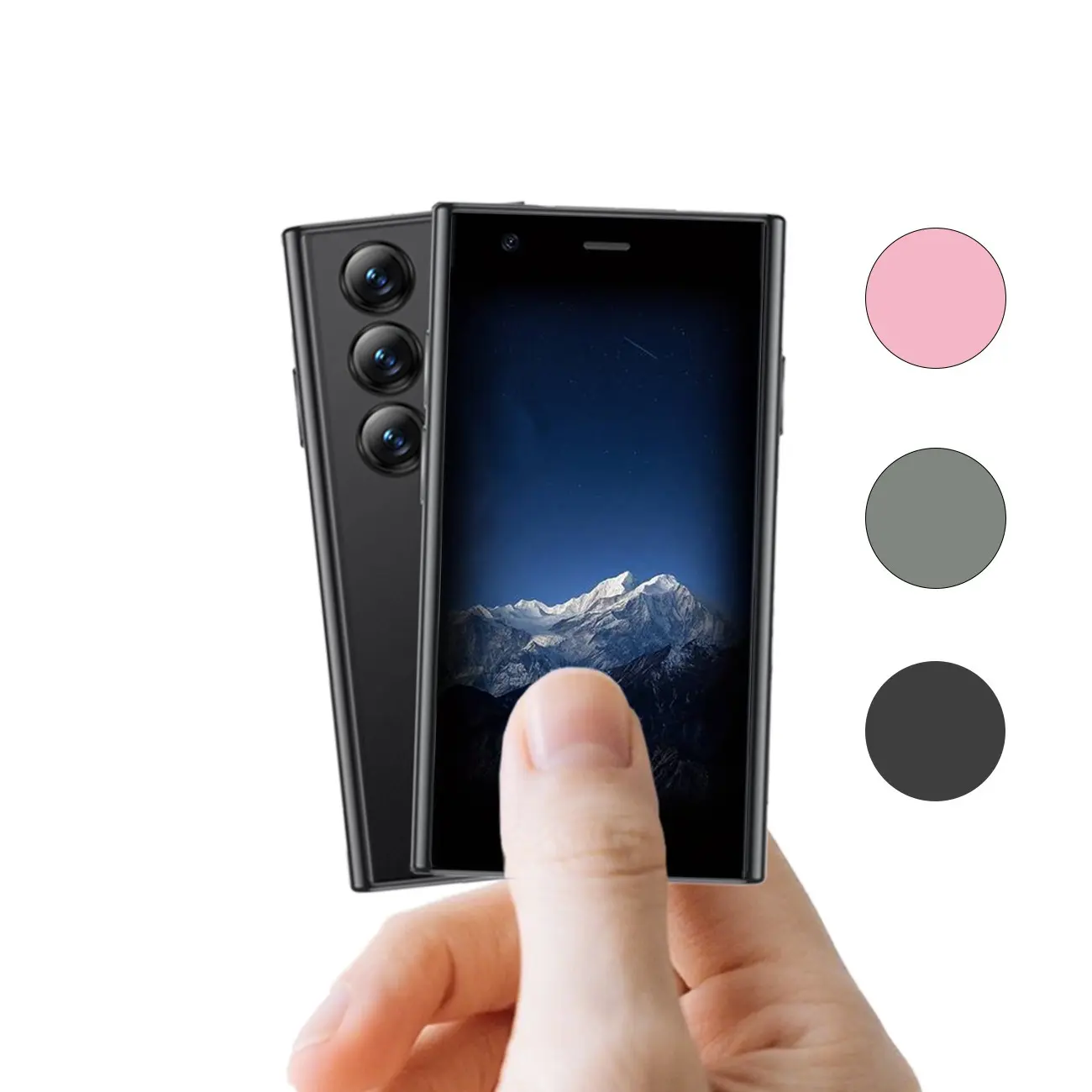 Mini Phone Android 9 System, 3 Inch HD Display, 2gb+16GB Memory, Dual Sim, TF Card Expansion, 2mp Camera, 1000mah Battery