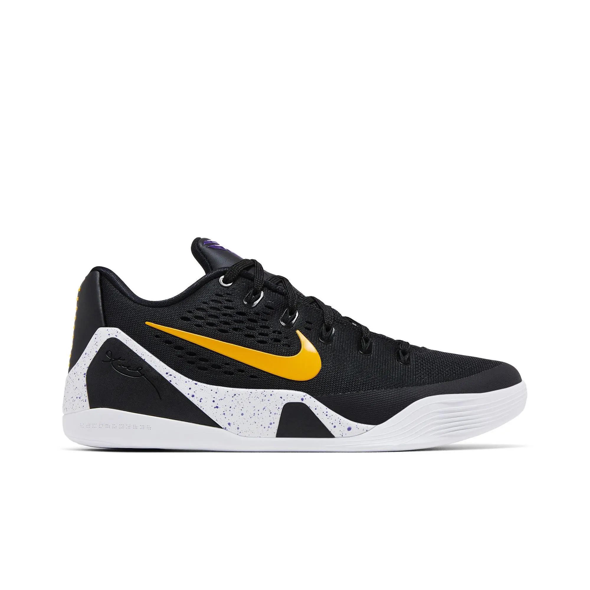 Nike Kobe 9 EM Protro TB 'Lakers Away' (Unisex) Black/University Gold/White basketball shoes IH1401 002