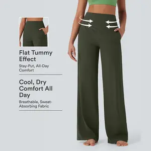 Halara UltraSculpt™ High Waisted Tummy Control Straight Leg Yoga Pants with Pockets