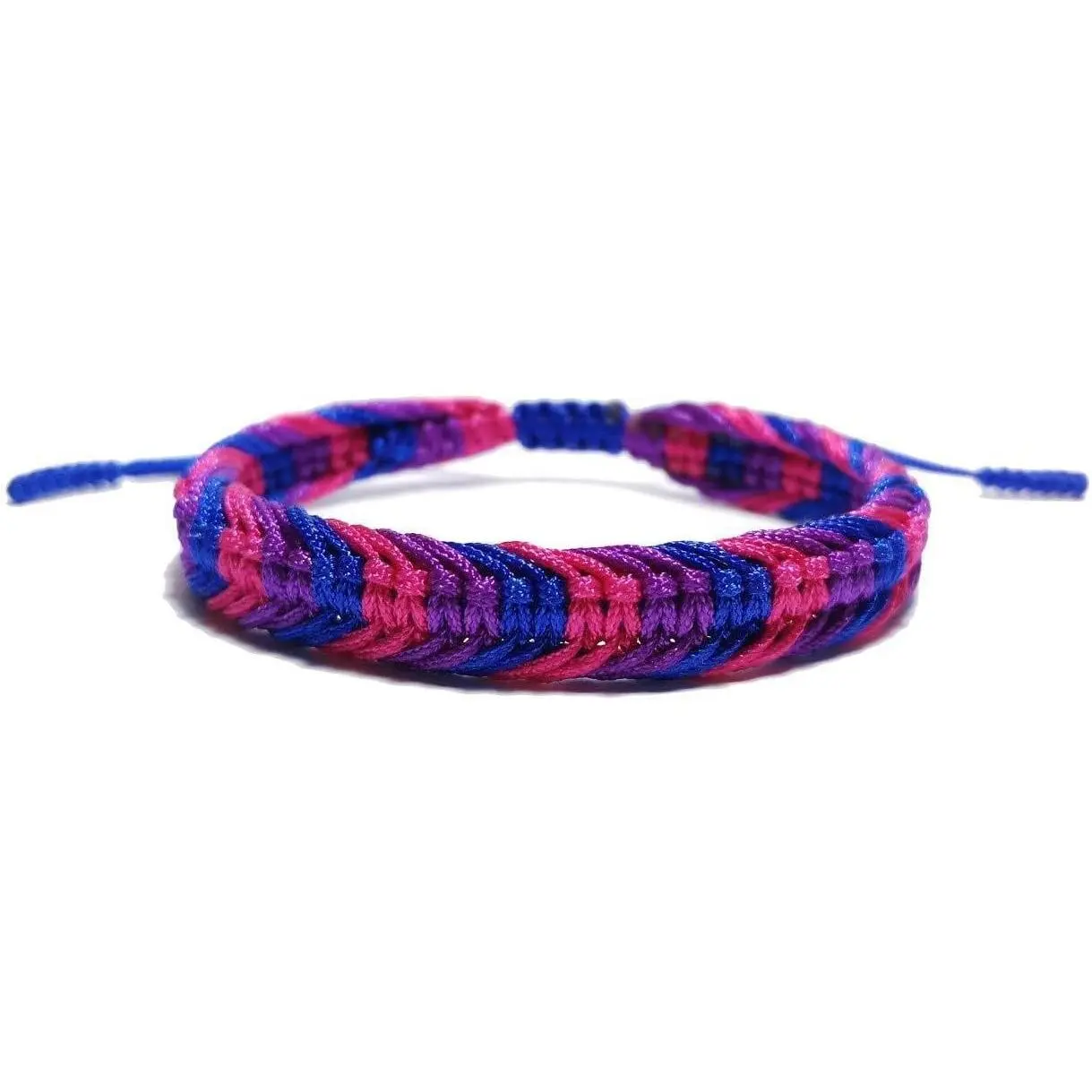 LGBTQ Rainbow Pride Bracelets for Women Men  Bulk Rainbow Pride Parade Wristband Transgender Pansexual Nonbinary Asexual Gay & Lesbian Macrame Style Rope Woven Bracelet