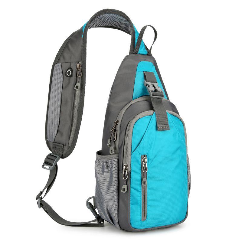 Sports breast bag men's multi-functional and lightweight new shoulder fitness outdoor leisure travel chest messenger bag