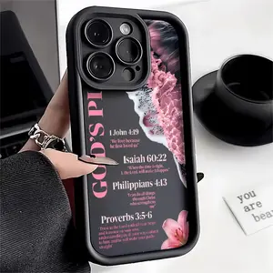 God's Plan Bible Verse iPhone cases Case Compatible with For Phone  Pattern TPU Lens Protection Durable Soft Cover Gift 2D printing