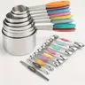 Stainless Steel Measuring Spoons and Cups Set, 17-Piece Magnetic Set, Baking Tool, Kitchen Gadgets, Food Grade, Kitchen Utensils