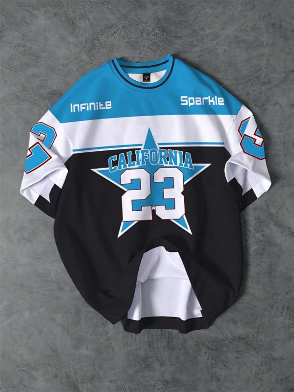 Kyn Apparel The new men's T-shirt for summer 2026 is casual soft comfortable and breathable with 3D digital pattern printing