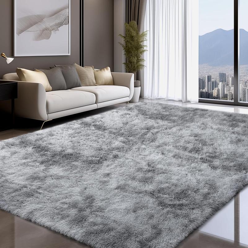 FAMVAL Large Size Plush Rugs Big Fluffy Area Rug Non-slip Soft Shaggy Carpet Mats for Living room Bedroom Nursery Home Decor Christmas gifts