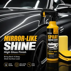 Spray coating agent；NUAN nano car coating sprayNUAN nano car coating spray-Spray Coating Agent, Water-Repellent, Stain-Proof & Stunning Reflections, Festive Eye-Catcher