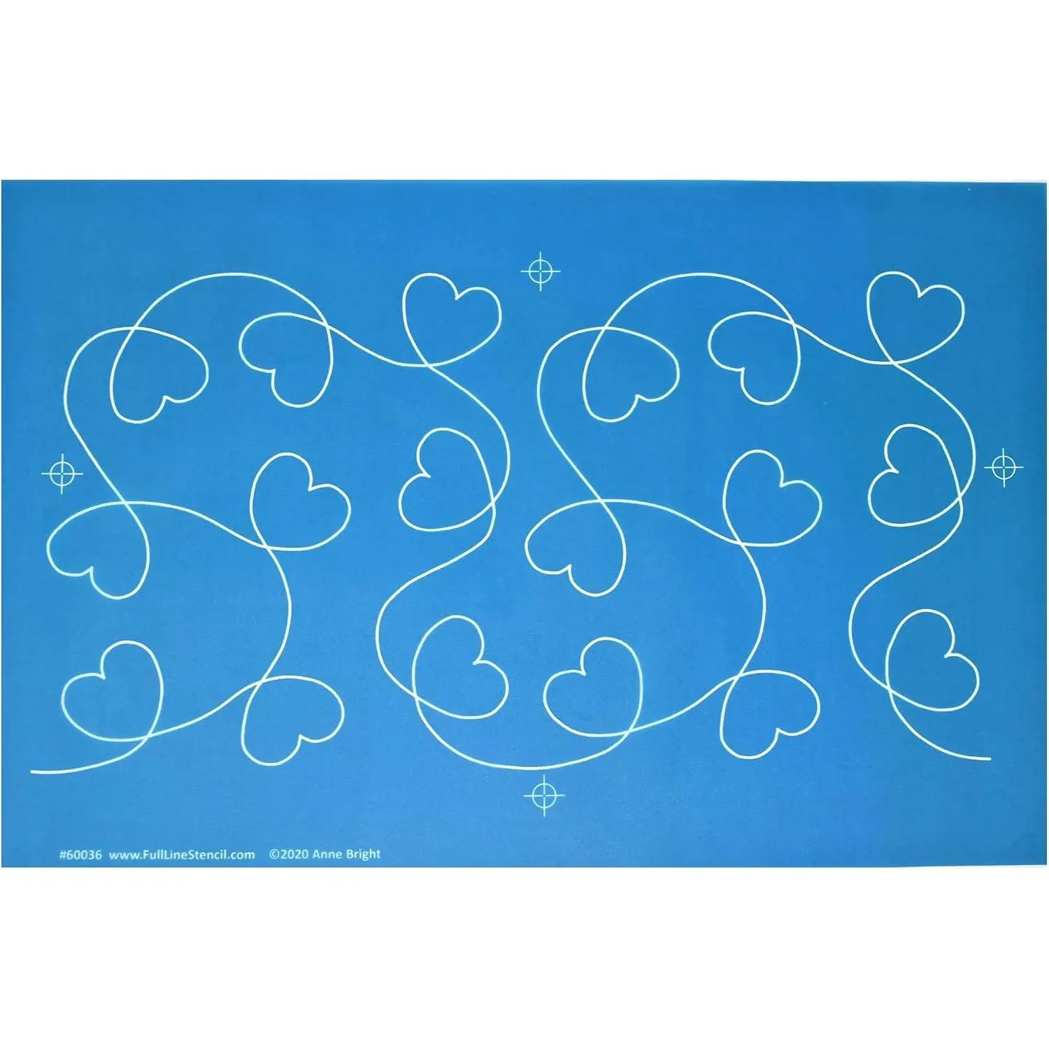 Edge to Edge Nylon Mesh Stencil Continuous Line Template for Hand Quilting Free Motion Quilting Domestic Machine Quilting Long-Arm Quilting