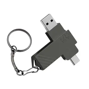 High Speed Solid State USB Drive 4TB Mobile Phone Hard Drive Type-C Dual Interface Mobile Computer Large Capacity USB Drive