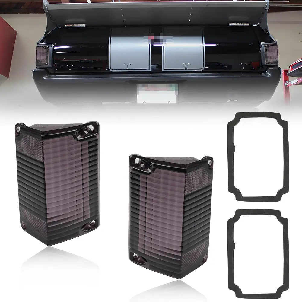 2PCS Rear Bumper Turn signal Light Tail Light Brake Light w/ Gasket For 1968-1969 Chevy El Camino & Chevelle Wagon