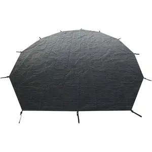 Tent Footprint,  PU5000mm, Upgraded Material 120gsm PE Round Tarp Groundsheet, Tent Floor Mat Rug Tarp Carpet Groundsheet for Canvas Yurt Tent Accessories, Camping & Hiking