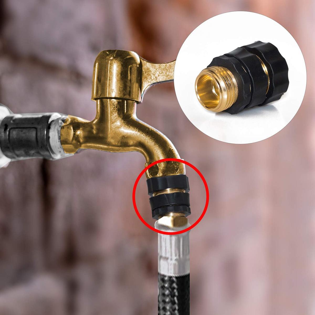 Garden Hose Quick Connectors 3/4-Inch Male and Female, 4-6 Set Plastic+Aluminum Outdoor Tool Accessory, Leak Proof Seal, Easy Connection Lawn Care Item, Mother’s Day Gift, summerwins Garden Hose Quick Connectors 3/4-Inch Male and Female, 4-6 Set Plastic+Aluminum Outdoor Tool Accessory, Leak Proof Seal, Easy Connection Lawn Care Item, Mother’s Day Gift, summerwins