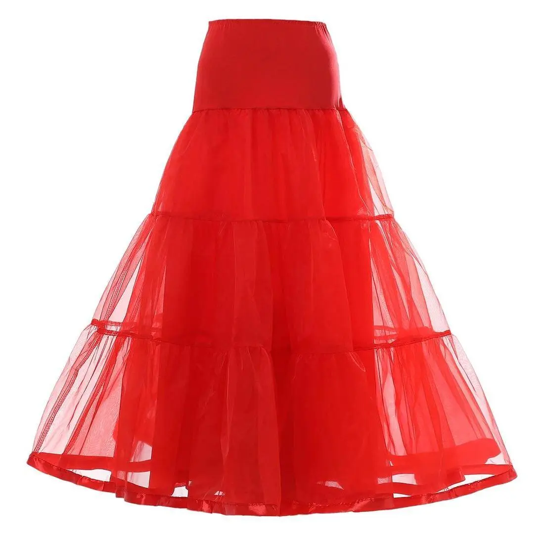 Women's 1 Meter Long Bridal Petticoat Big Wing Boneless Bride Wedding Dance Underskirt Dress Puff Skirt Petticoat Skirt
