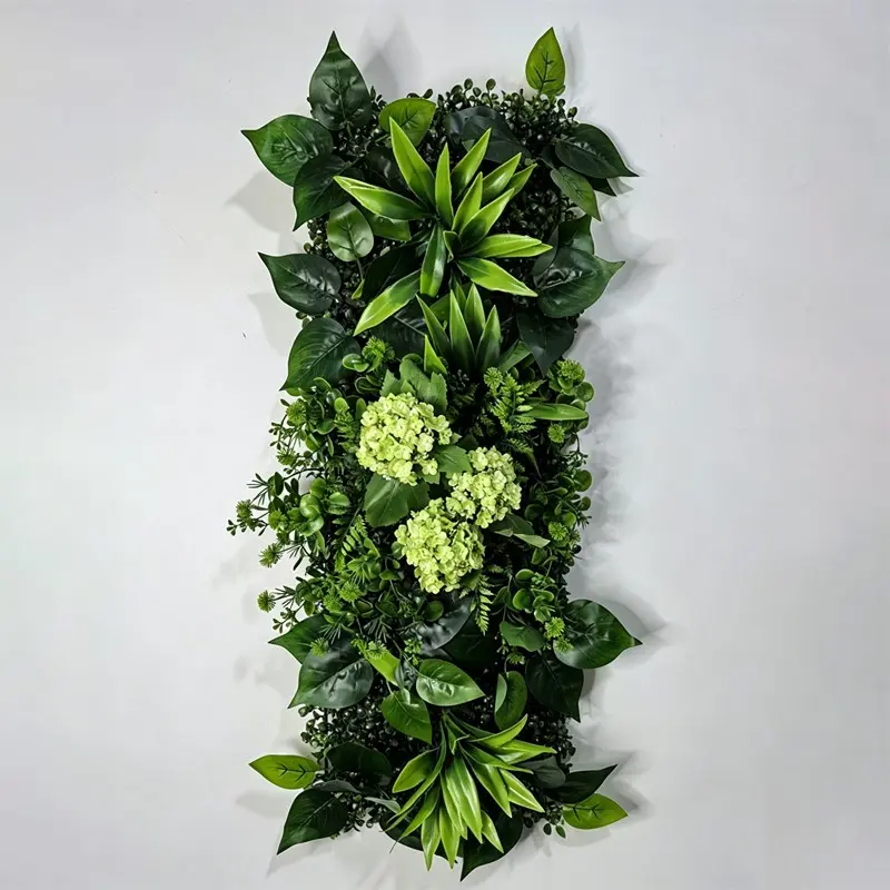 1pcs 25x75cm Artificial Plant Wall Panels Fake Plastic Plants for Outdoor, Home, Garden, Balcony and Lawn Decoration