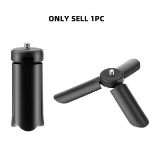 BRDRC Mini Tripod, Adjustable Tripod Stand for DJI Pocket 3/GoPro 12, Photography Camera Accessories, Portable Desktop Stand, Outdoor Shooting Small Base Gimbal Camera Support Accessories