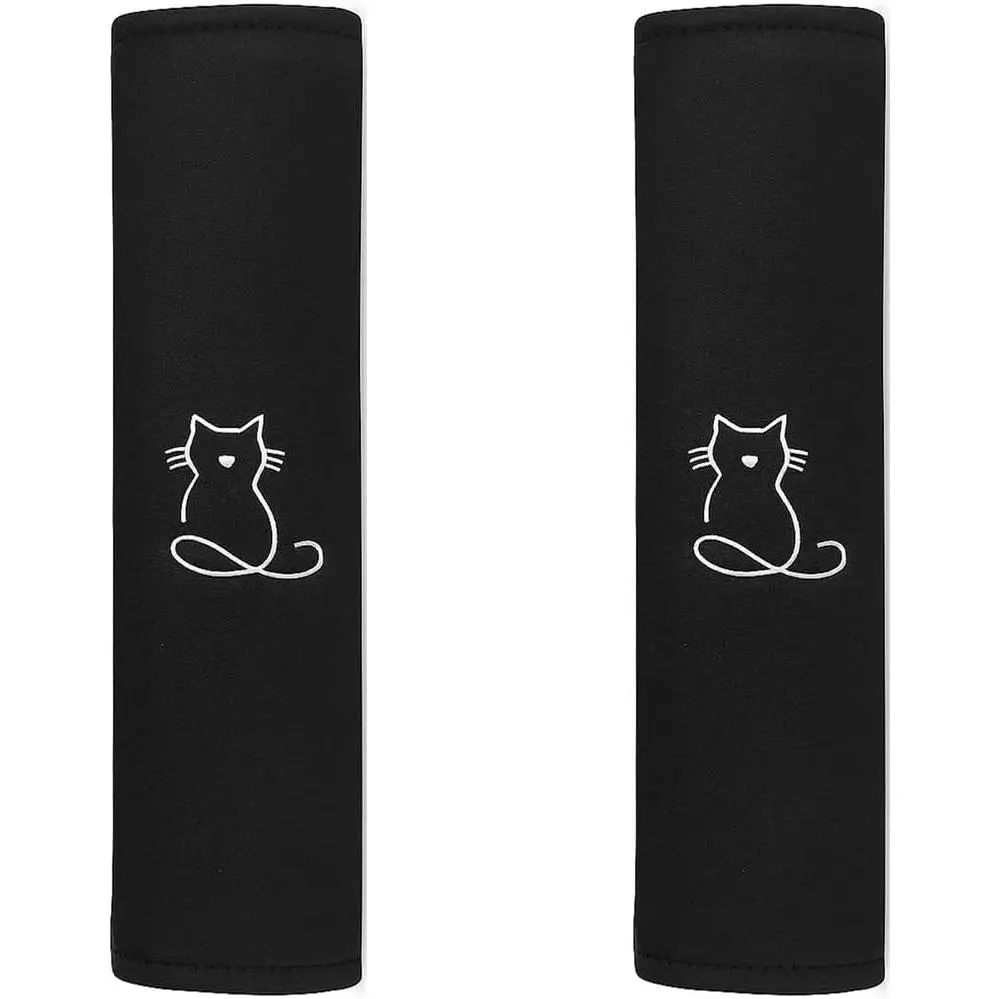 2 count  Seat Belt Covers, Breathable Soft Seat Strap Cushion Pad for   Protection,  Safety  Interior Harness Pad Accessories for , SUVs,  ()
