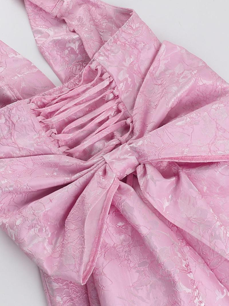 Women's   Bow Decor Tank  Dress, Elegant Fashion Casual  Short Dress for Daily Outdoor Wear, Women Dress for Summer