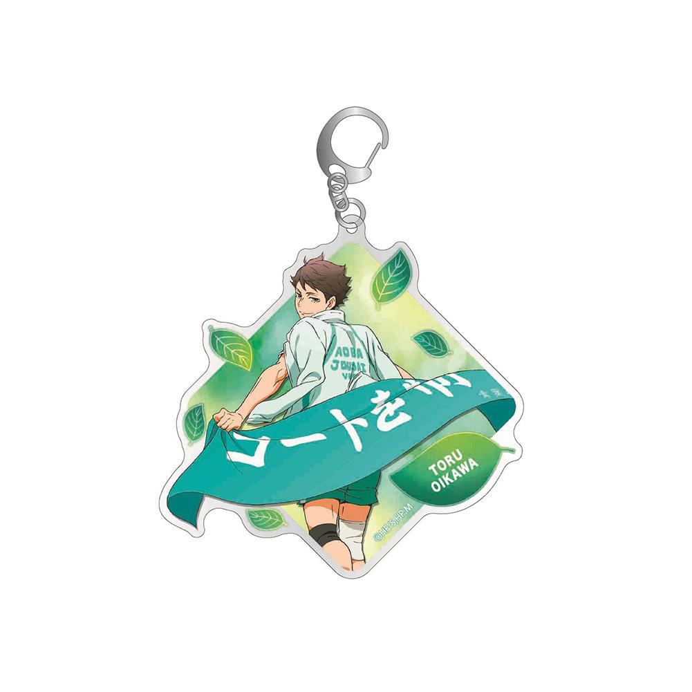 Anime peripherals Keychain Accessories Shoyo Hinata figure Tobio Kageyama Oikawa Tooru Bag Pendant Acrylic Key Ring friends Gift
