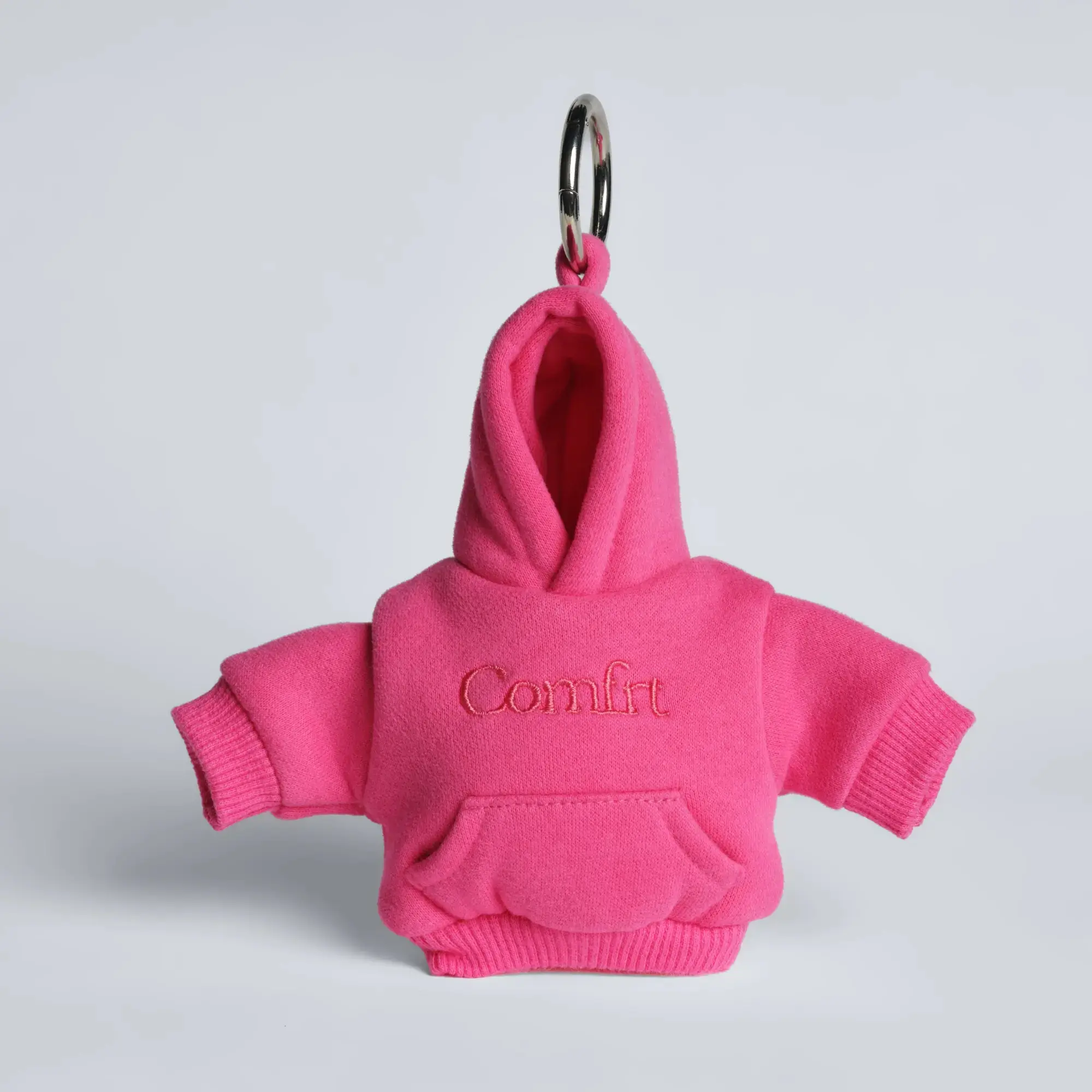 Miniature Hoodie Stress Ball Keychain - Cute Squishy Fidget Toy Clip-On Backpack Charm, Sensory Squeeze Accessory & Novelty Anxiety Relief Gift
