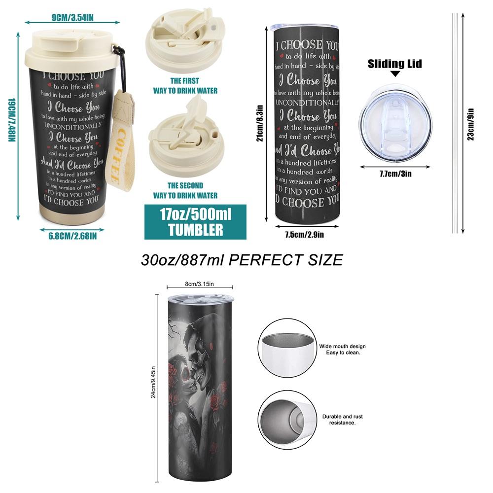 20oz Insulated Stainless Steel Tumbler with Butterfly Design - Keeps Drinks Hot/Cold, Fits Car Cup Holders - Ideal Gift for Butterflyat Lovers (Friends, Family, Girlfriend, Brother)